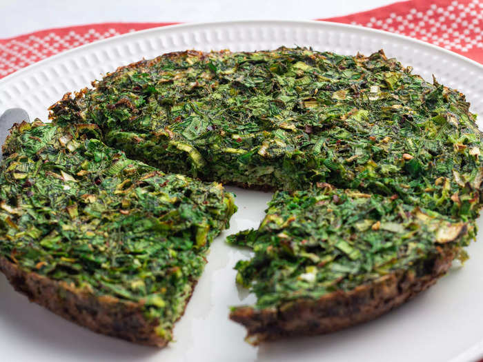 Kuku sabzi is a savory, herb-filled Persian omelet.