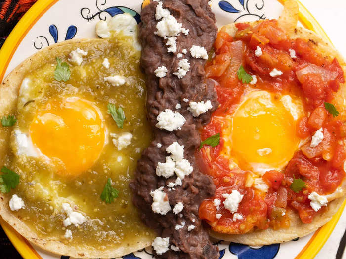 Huevos rancheros is a next-level Mexican breakfast.