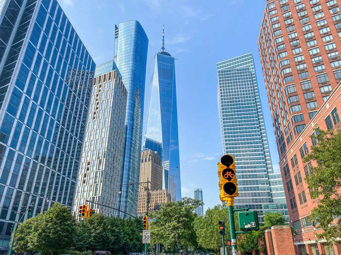 The Financial District then has a lot of closed streets surrounding the Freedom Tower so I don