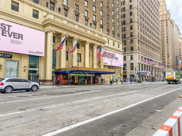 My new commute starts at Penn Station where, after finding the quickest way to the surface, I head down 7th Avenue.