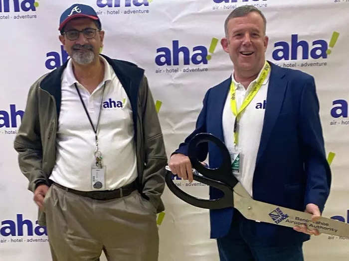 Aha! launched its inaugural flight from its Reno base to Tri-Cities Airport in Pasco, Washington on October 24, officially starting the new airline.