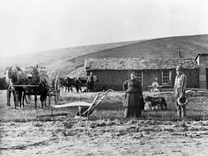 The deserted town is the result of the Homestead Act of 1862, which allowed people to claim ownership of land to build homes and communities, according to Uncover Colorado.