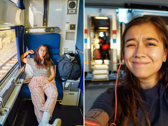 I recently traveled round-trip from New York to Miami on Amtrak trains. Each ride was about 30 hours long, and my tickets included a private room with a bed, access to a bathroom, and complementary meals.