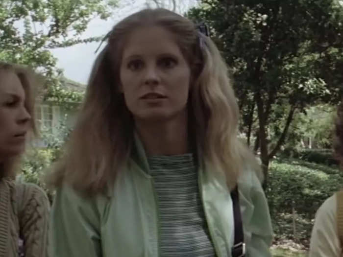 P.J. Soles played high school student Lynda Van der Klok.