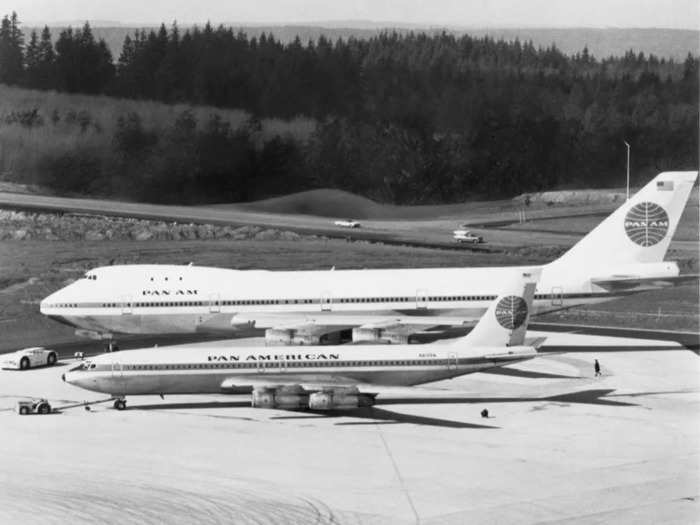 The first widebody jet was the famous Boeing 747, which revolutionized long-haul air travel. The jumbo-jet doubled the capacity of the 707 and solved the problem of congested airports packed with travelers.