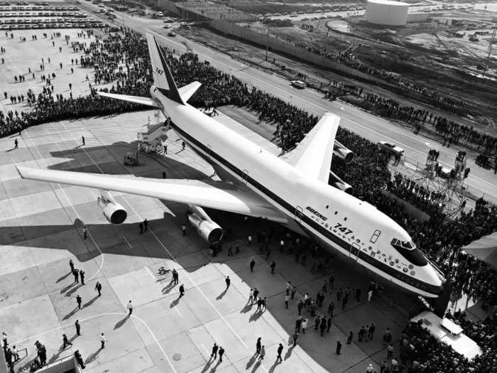 After the start of the jet age, there was a surge in demand for air travel in the 1950s and early 1960s. To handle the increase, manufacturers realized they needed to design bigger aircraft, thus beginning the era of widebody jets.
