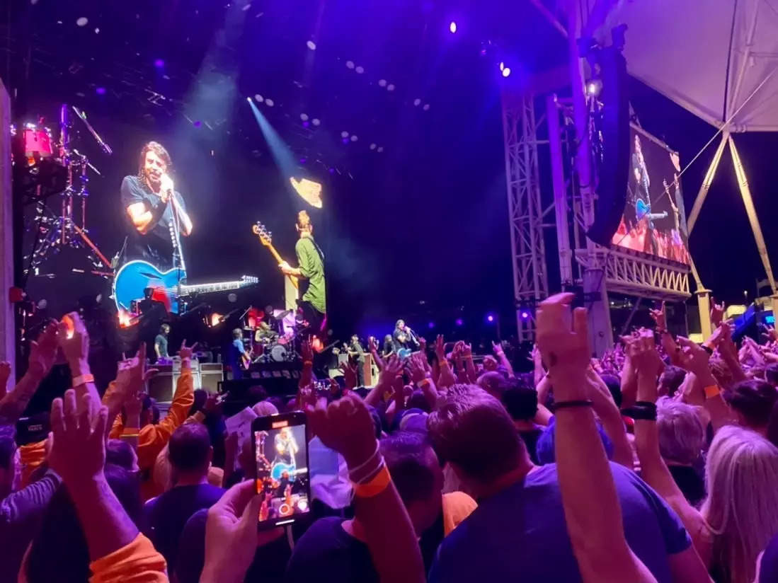 Foo Fighters concert in Bridgeport, Connecticut