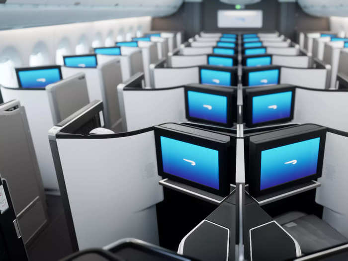 Moreover, the seats will be set in a 1x2x1 configuration instead of 2x4x2, increasing storage space by 40% and ensuring every passenger will have direct-aisle access, according to the airline.