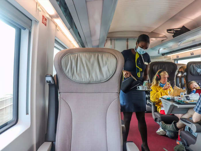 The experience on Eurostar did feel quite premium, more so than I