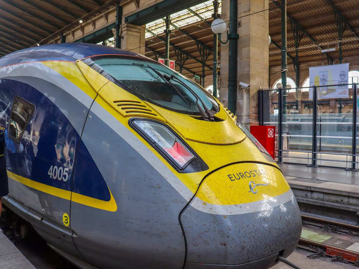 Eurostar, alternatively, connects London with mainland European cities as far south as Nice, France and as far east as Amsterdam, Netherlands. Its trains reach speeds of nearly 186 miles per hour,
