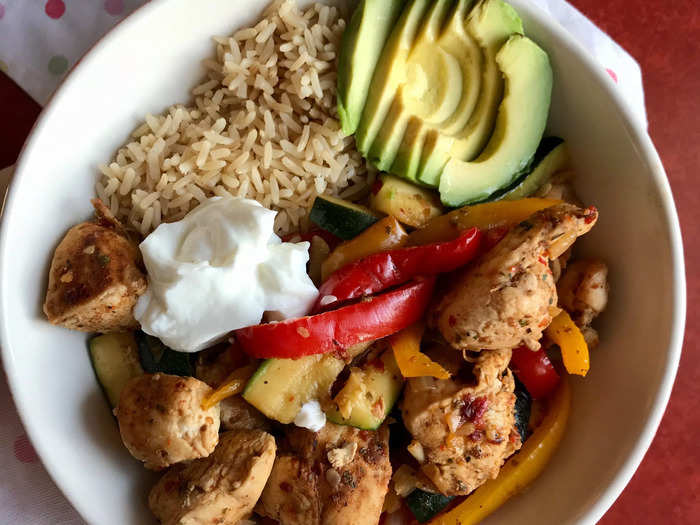 6. Fajita bowl