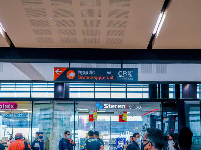 I walked off my Aeromexico flight from Mexico City and was immediately greeted with CBX signage directing me to the private border crossing.