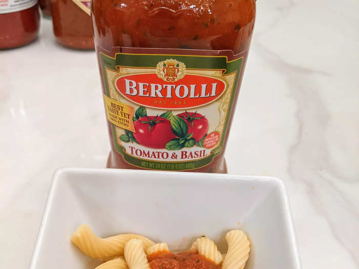 I chose Bertolli