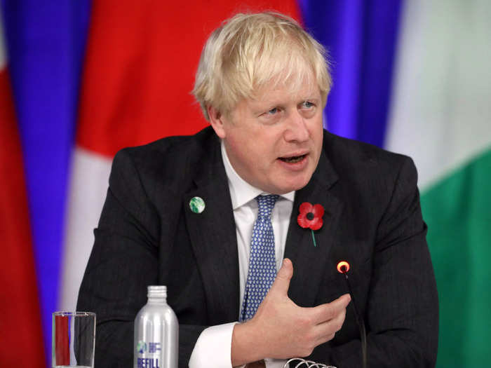 UK Prime Minister Boris Johnson similarly arrived in Glasgow from Rome, according to The Guardian, but not on his usual plane.