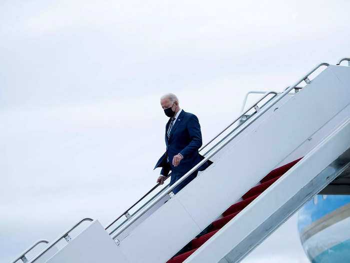 President Joe Biden arrived in Scotland on Air Force One from Rome, Italy after attending the G20 summit and meeting with Pope Francis in Vatican City.