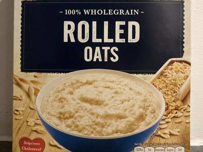 Whole-grain rolled oats are a new staple for me.