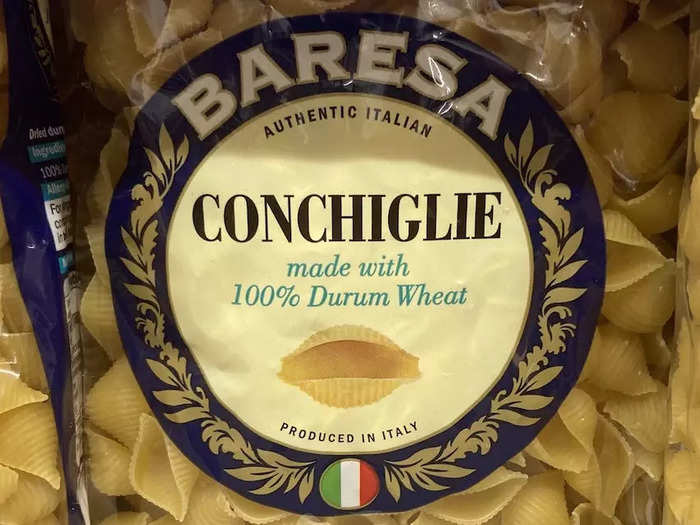 Conchiglie pasta is delicious and filling.