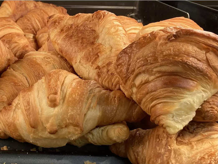 All-butter croissants always hit the spot.