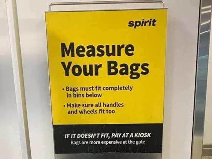 Customers should also pay attention to the weight and size of their luggage. All three airlines have strict dimensions for personal items, carry-on bags, and checked luggage, and airline employees are required to enforce them.