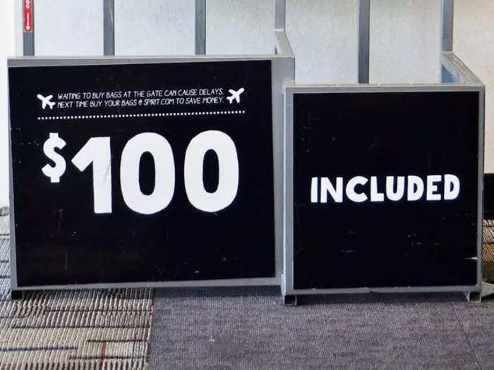 Another way to avoid surprise fees is by buying carry-on and checked luggage online before arriving at the airport. Paying bag charges at the airport can run passengers an extra $100 per bag depending on the carrier, versus $30-$75 it costs when purchasing in advance.