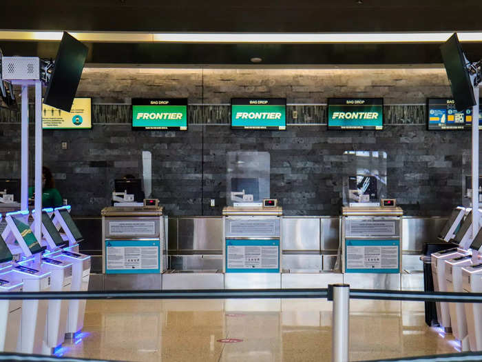 It is important to understand that tickets can be bought at the airport ticket counter for flights on Frontier, Spirit, and Allegiant only - it does not work on other carriers.