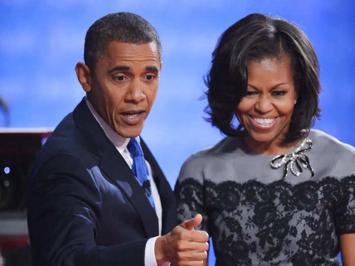 She wore it again a month later to the third and final presidential debate.