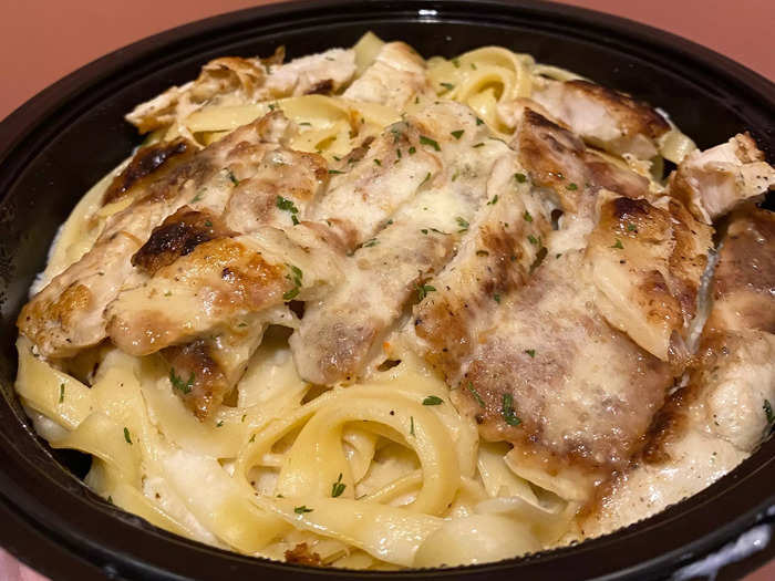 But I thought the best of all the Alfredos was easily the chicken Alfredo.