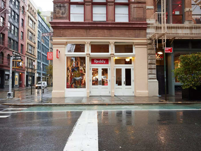 The flagship store is located on Prince Street in New York City