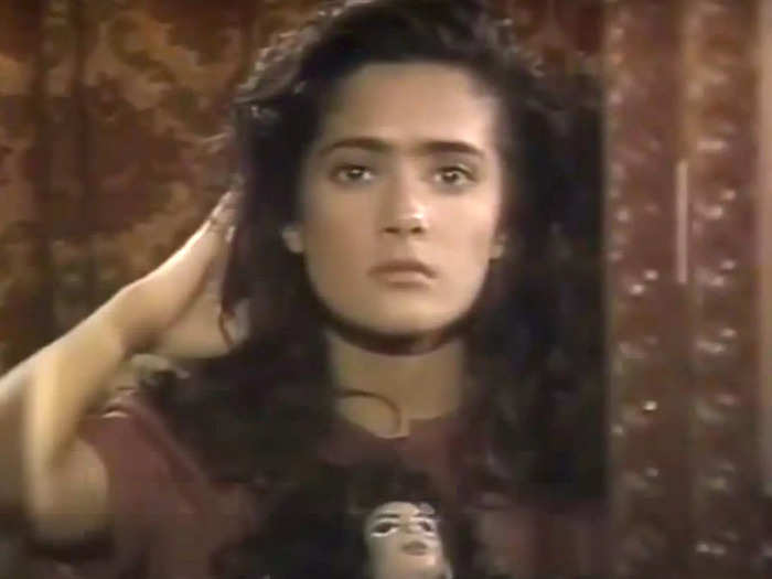 Salma Hayek rose to fame as the titular character of the Mexican telenovela "Teresa."