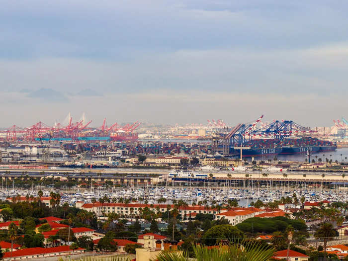 The Ports of Los Angeles and Long Beach have long been favored by shipping companies looking to get their goods on the quickest and cheapest routes to the US. But increased buying during the pandemic has tested the ports