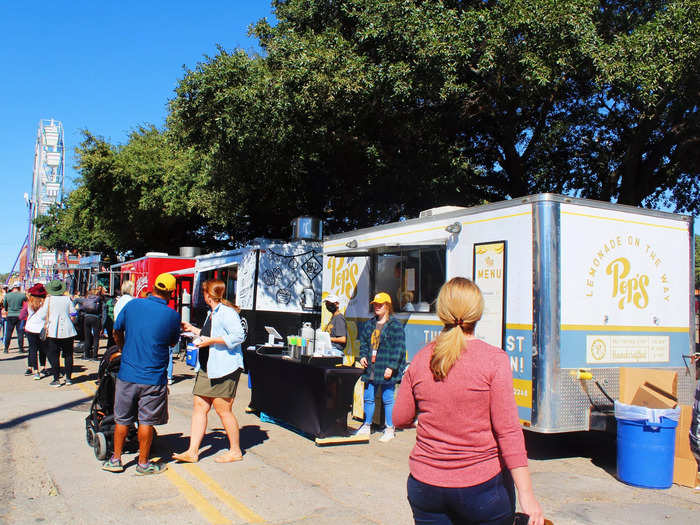 One of my final stops was to grab a drink at a local food truck.