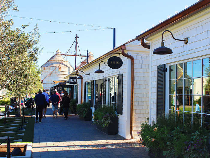 My next stop was along the rows of shops at the Silos.