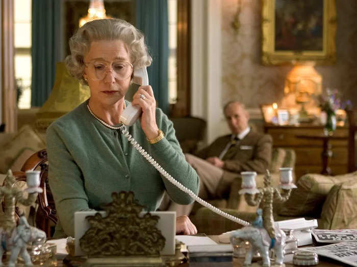 2. Helen Mirren as Elizabeth II.