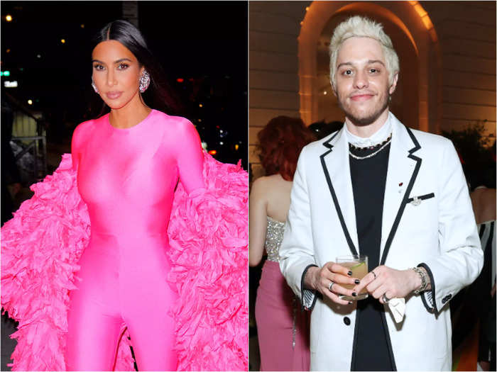 Comedian Pete Davidson reportedly took Kim Kardashian West to dinner at Campania, an Italian restaurant on Staten Island.