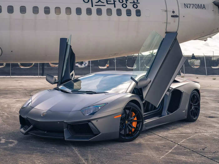 Lamborghini built this 2014 Aventador specifically for Bay. It would