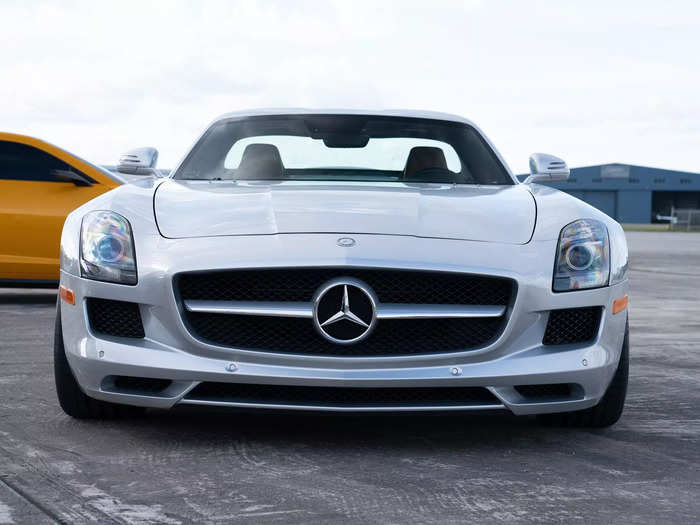 This 2010 Mercedes-Benz SLS AMG was also featured in the third film, "Transformers: Dark of the Moon."