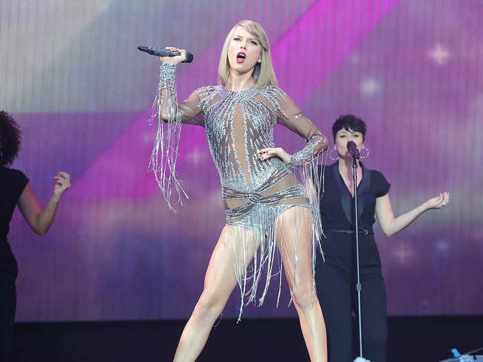 The singer performed in a semi-sheer bodysuit at a 2015 concert.