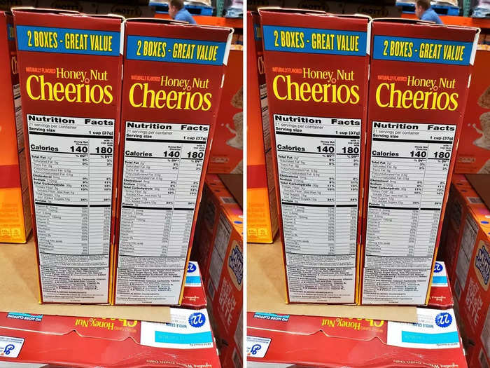 Cheerios are a great deal at Costco.