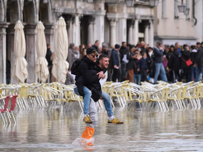 But in November of 2019, Venice experienced its worst flooding in over 50 years, affecting 75% of the city. While the high tides are a yearly occurrence, experts say rising sea levels due to climate change are making the flooding more frequent and intense.