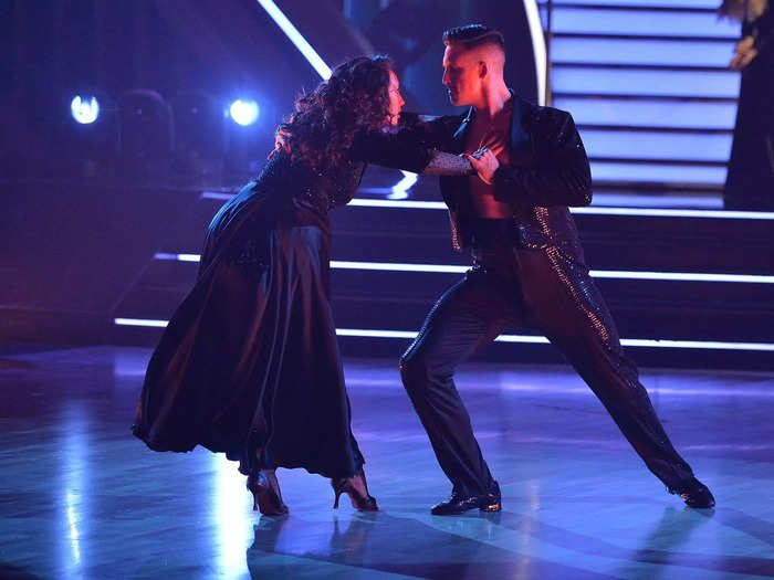 SAFE: Cody Rigsby and Cheryl Burke scored 38 out of 40 with a paso doble to "Black Cat."