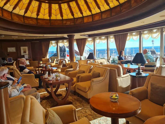 The private bar has stunning ocean views.