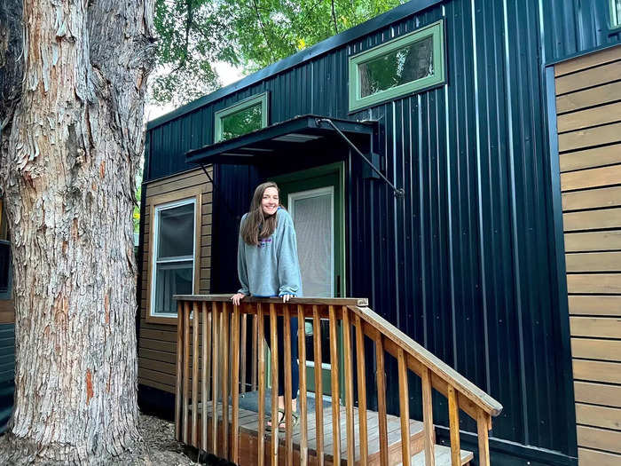 I left the tiny house with more than just fun memories - I brought home about six ingenious storage and space-saving hacks.