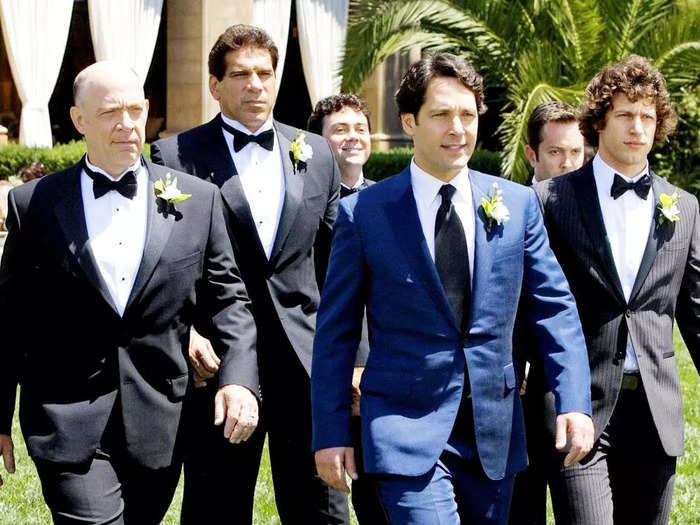 Famously, he was a groom without a best man in "I Love You, Man" (2009).