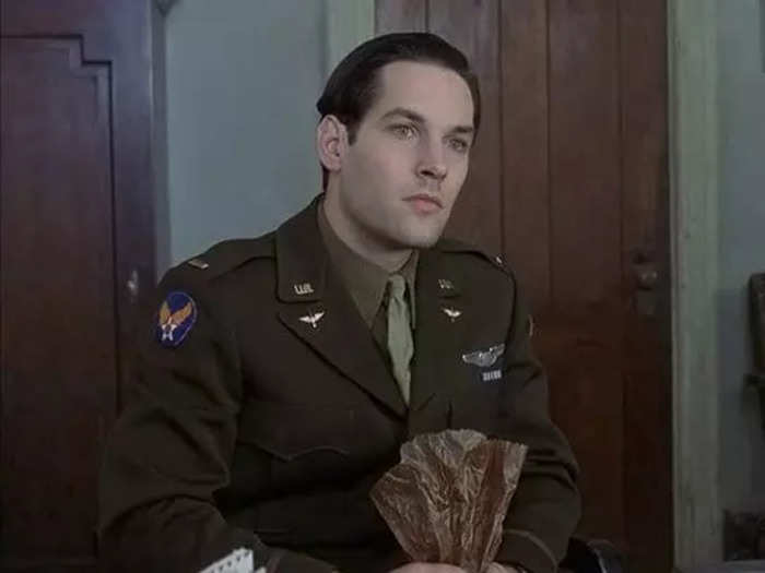 Rudd was an air-force pilot in "The Cider House Rules" (1999).