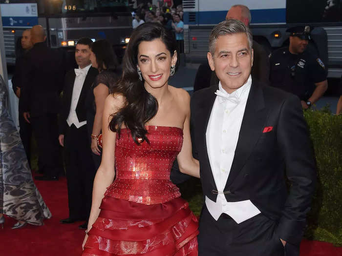 For their Met Gala debut in 2015, the Clooneys revealed the bolder side of their fashion.