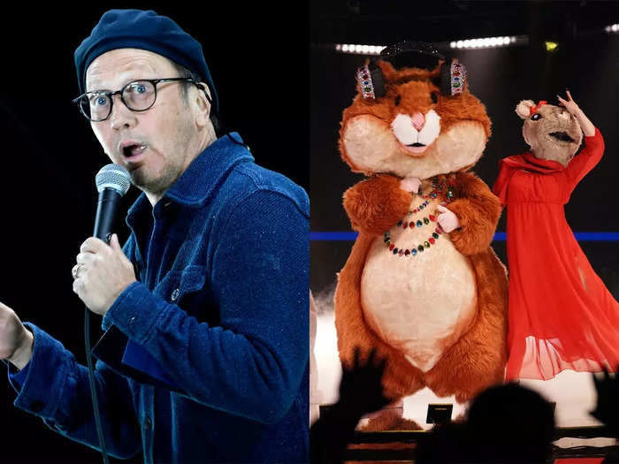 Former "Saturday Night Live" star Rob Schneider performed as "Hamster" before being unmasked in episode 6.