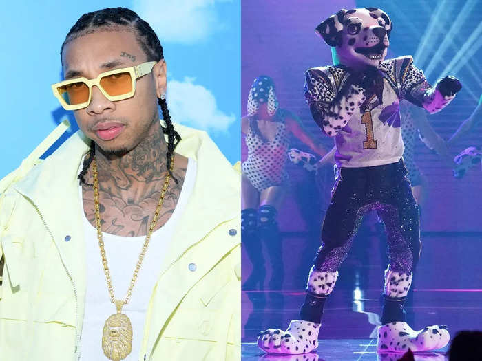 Tyga was unmasked as the Dalmatian in the show