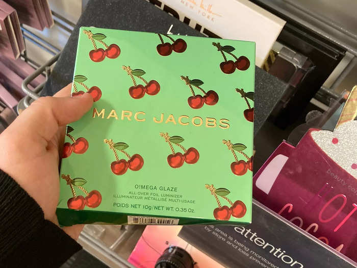 In the US, the makeup section also carried some heavy-hitting brands like Marc Jacobs.