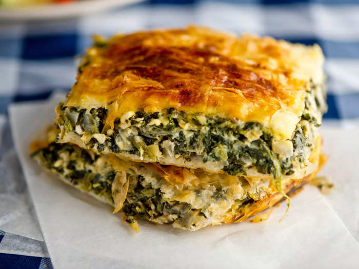 Spanakopita is a staple in Greek cuisine.