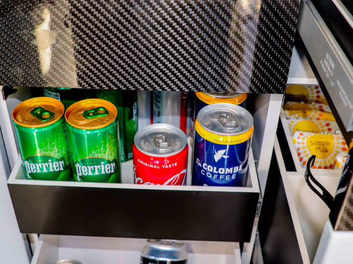 "As far I understand, we are the biggest taker of galleys there is for HondaJet," Liotta said, adding that snacks and drinks have been specifically curated beyond the standard offering.